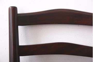 中古　松本民芸家具　シンプルなデザインが魅力的なラダーバックチェア(ダイニングチェア、椅子)(R-039023)