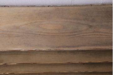 アンティーク家具　昭和初期　古い木の質感が味わい深いシンプルな収納棚(オープンラック、下駄箱)(R-039026)