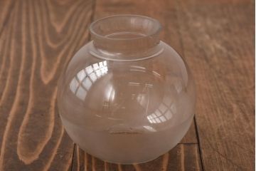 アンティーク照明　和製アンティーク　大正昭和初期　丸い形が愛らしいペンダントライト(吊り下げ照明)(R-039030)