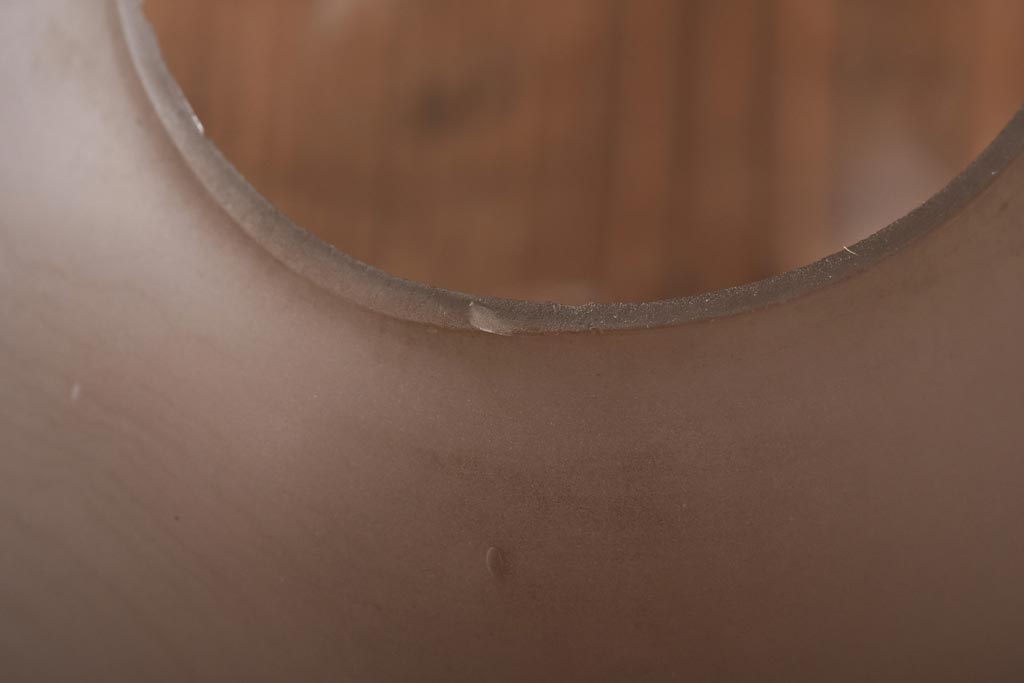 アンティーク照明　和製アンティーク　大正昭和初期　丸い形が愛らしいペンダントライト(吊り下げ照明)(R-039030)