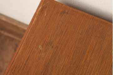 アンティーク家具　昭和中期　レトロな佇まいが可愛らしい片袖デスク(座机、在宅ワーク、在宅用文机)(R-039033)