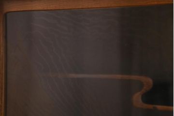 ビンテージ家具　和製ビンテージ　昭和中期　茶箪笥(茶棚、収納棚、戸棚)(R-039035)
