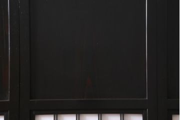 アンティーク建具　和製アンティーク　明治大正期　古民家風スタイルに!趣あふれる障子帯戸4枚セット(引き戸、建具)(R-039036)