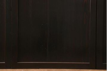 アンティーク建具　和製アンティーク　明治大正期　古民家風スタイルに!趣あふれる障子帯戸4枚セット(引き戸、建具)(R-039036)