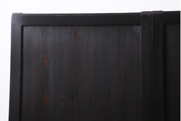 アンティーク建具　和製アンティーク　明治大正期　古民家風スタイルに!趣あふれる障子帯戸4枚セット(引き戸、建具)(R-039036)