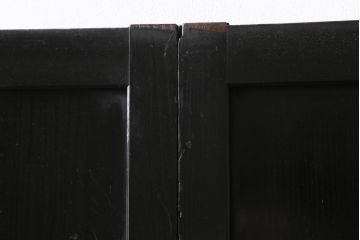 アンティーク建具　和製アンティーク　明治大正期　古民家風スタイルに!趣あふれる障子帯戸4枚セット(引き戸、建具)(R-039036)