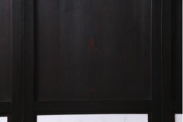 アンティーク建具　和製アンティーク　明治大正期　古民家風スタイルに!趣あふれる障子帯戸4枚セット(引き戸、建具)(R-039036)