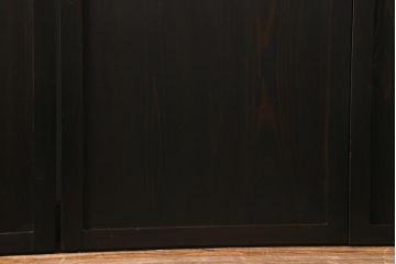 アンティーク建具　和製アンティーク　明治大正期　古民家風スタイルに!趣あふれる障子帯戸4枚セット(引き戸、建具)(R-039036)