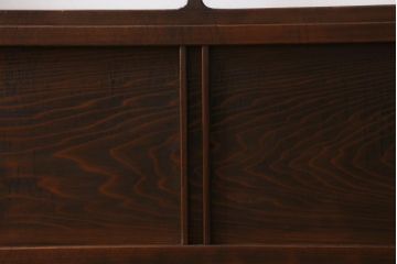 アンティーク建具　レトロなガラス入り障子戸2枚セット(ガラス戸、引き戸)(R-039039)