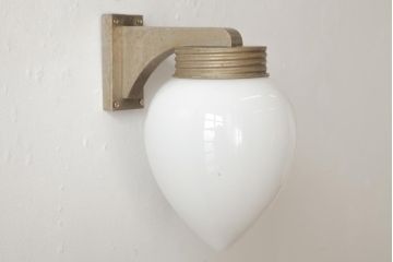 アンティーク照明　昭和初期　蕾のようなシルエットが愛らしい壁付け照明(ウォールライト、ウォールランプ)(R-039042)