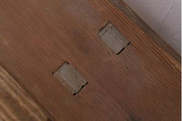 アンティーク家具　レトロ家具　シンプルで素朴なベンチ(飾り台)(R-039044)