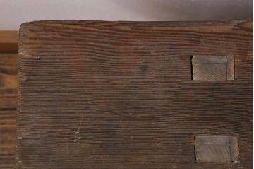 アンティーク家具　レトロ家具　シンプルで素朴なベンチ(飾り台)(R-039044)