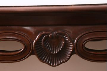 中古　輸入家具　凝った意匠が目を引くエレガントな佇まいのコンソールテーブル(R-039048)