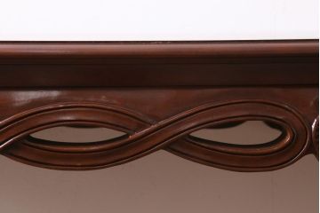 中古　輸入家具　凝った意匠が目を引くエレガントな佇まいのコンソールテーブル(R-039048)