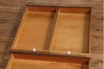 中古　アメリカ製　センチュリー社(CENTURY)　パーケット天板　気品溢れる佇まいのデスク(机、在宅ワーク、在宅用)(定価約180万円)(R-039049)