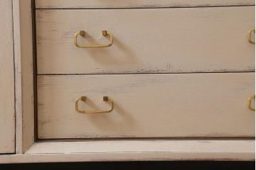 ヴィンテージ家具　北欧ビンテージ　G-PLAN　BBシリーズ　シャビーシックなペイントサイドボード(リビングボード)(R-039050)