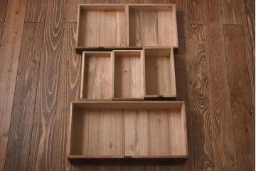 アンティーク家具　和製アンティーク　明治大正期　桐材　小タンス(引き出し、収納棚、桐箪笥、桐たんす)(R-039056)