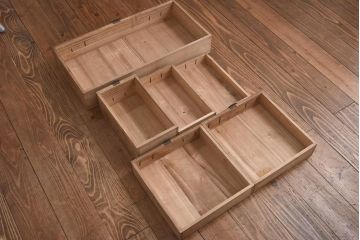 アンティーク家具　和製アンティーク　明治大正期　桐材　小タンス(引き出し、収納棚、桐箪笥、桐たんす)(R-039056)