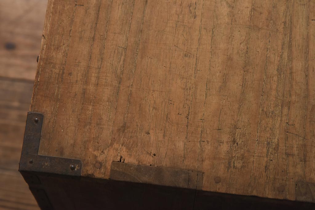 アンティーク家具　和製アンティーク　明治大正期　桐材　小タンス(引き出し、収納棚、桐箪笥、桐たんす)(R-039056)