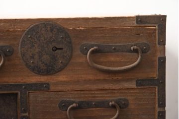 アンティーク家具　和製アンティーク　明治大正期　桐材　小タンス(引き出し、収納棚、桐箪笥、桐たんす)(R-039056)