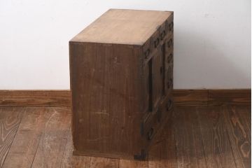 アンティーク家具　和製アンティーク　明治大正期　桐材　小タンス(引き出し、収納棚、桐箪笥、桐たんす)(R-039056)