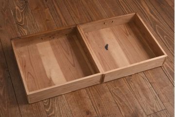 アンティーク家具　大正昭和初期　和の雰囲気を感じる引き出し付き文机(座机)(R-039063)