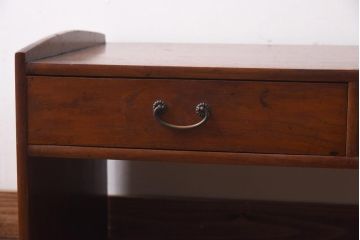 アンティーク家具　大正昭和初期　和の雰囲気を感じる引き出し付き文机(座机)(R-039063)