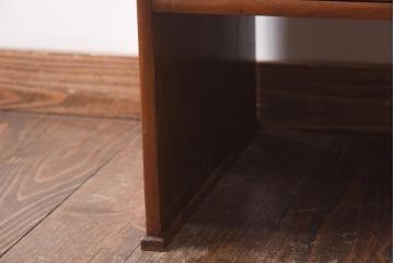 アンティーク家具　大正昭和初期　和の雰囲気を感じる引き出し付き文机(座机)(R-039063)