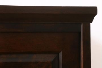 中古　リメイク　北海道民芸家具　シックな空間作りに活躍するローボード(テレビ台、収納棚、サイドボード)(R-039078)