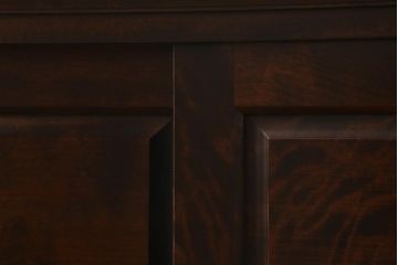 中古　リメイク　北海道民芸家具　シックな空間作りに活躍するローボード(テレビ台、収納棚、サイドボード)(R-039078)