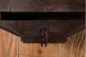 アンティーク雑貨　精工舎(SEIKOSHA、セイコー)　ゼンマイ式　取り外しができる上宮飾り付きの振り子柱時計(掛け時計、振り子時計、古時計)(R-039081)