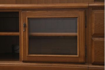 中古　カリモク　domani(ドマーニ)　QUEENS LIFE(クイーンズライフ)　シアターボード(ユニットキャビネット、テレビボード、飾り棚)(定価約120万円)(R-039087)