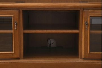 中古　カリモク　domani(ドマーニ)　QUEENS LIFE(クイーンズライフ)　シアターボード(ユニットキャビネット、テレビボード、飾り棚)(定価約120万円)(R-039087)
