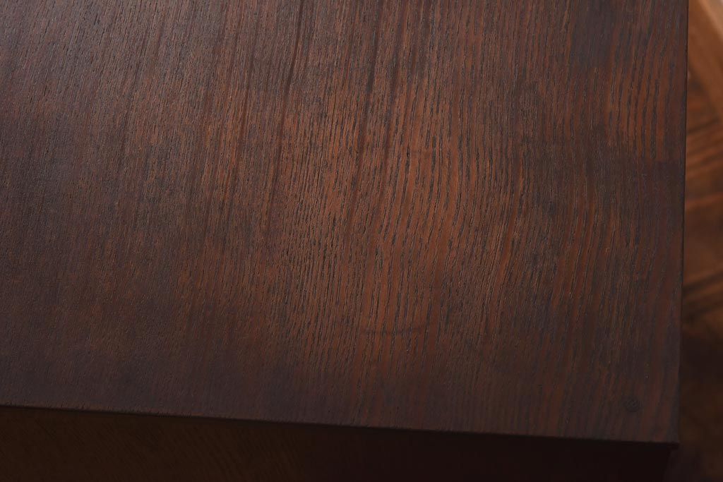 アンティーク家具　昭和初期　工芸家具　和の趣溢れる網代編みがお洒落な戸棚(収納棚、飾り棚)(R-039089)