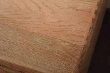 アンティーク家具　昭和中期　柔らかな木の風合いが魅力のネームプレート付き小引き出し(卓上収納、小物収納)(R-039092)