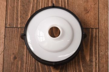 レトロ照明　木製飾りがおしゃれな昭和レトロの天井照明(ペンダントライト)(R-039095)