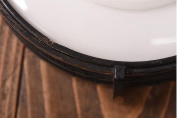 レトロ照明　木製飾りがおしゃれな昭和レトロの天井照明(ペンダントライト)(R-039095)