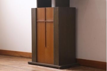 アンティーク　レア!　クラシカルなムードが漂う教卓(聖書台)(R-039102)