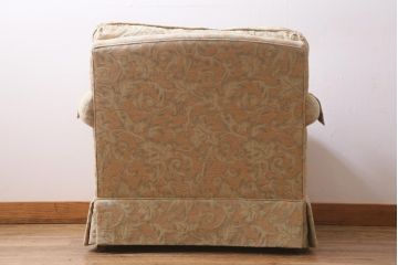 中古　アメリカ製　センチュリー社(CENTURY)　1人掛けソファ(1Pソファ、一人掛け)(定価約60万円)(R-039103)