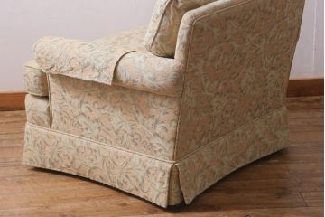 中古　アメリカ製　センチュリー社(CENTURY)　1人掛けソファ(1Pソファ、一人掛け)(定価約60万円)(R-039103)