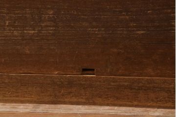 アンティーク家具　昭和レトロ　桐材　懐かしさ漂うシンプルな作りの重ねタンス(衣装箪笥、戸棚、引き出し、桐箪笥、桐たんす)(R-039105)