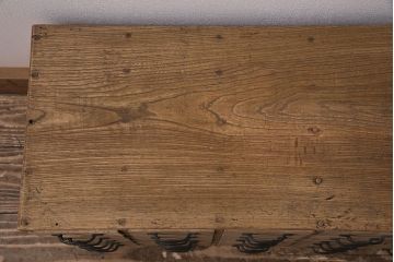 アンティーク家具　昭和初期 ストリップド(剥離)　栓材・ブナ材　引き出し25杯　小物の整理に活躍するレトロな小引き出し(引き出し、チェスト)(R-039106)