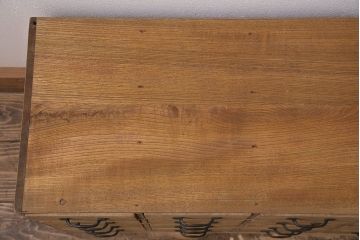 アンティーク家具　昭和初期　ストリップド(剥離)　栓材・ブナ材　引き出し16杯　小物の整理に活躍するレトロな小引き出し(引き出し、チェスト)(R-039107)