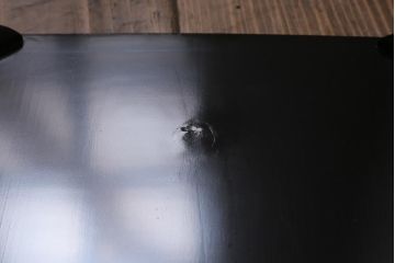アンティーク雑貨　時代物　大正昭和初期　蒔絵　竹と雀図　漆器　角盆5枚セット(R-039111)