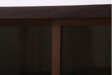 アンティーク家具　大正昭和初期　古い木の風合いがレトロな雰囲気あふれる収納棚(戸棚、サイドボード、キャビネット、棚)(R-039123)