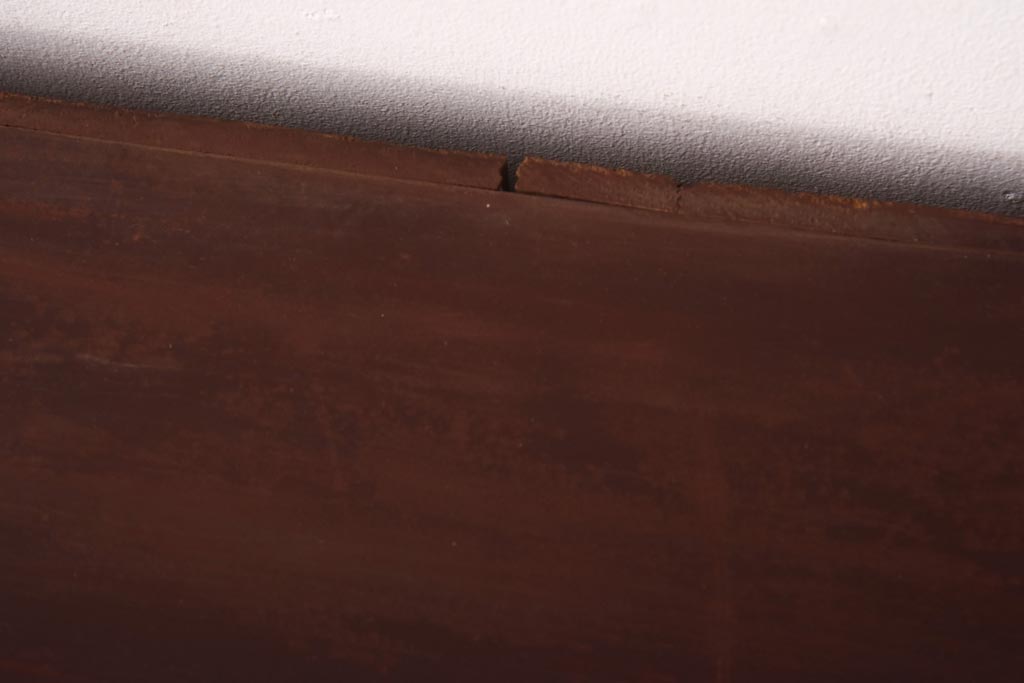 アンティーク家具　古民具　明治大正期　木瓜型引き手　使い込まれた質感が格好いい和箪笥(時代箪笥、チェスト、引き出し、衣装箪笥、ローボード)(R-039124)