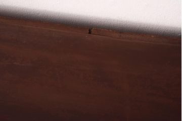 アンティーク家具　古民具　明治大正期　木瓜型引き手　使い込まれた質感が格好いい和箪笥(時代箪笥、チェスト、引き出し、衣装箪笥、ローボード)(R-039124)