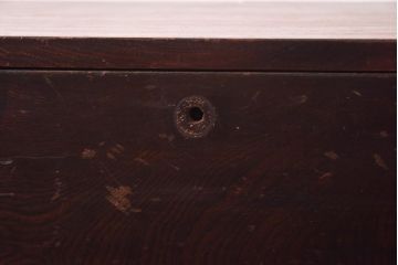 アンティーク家具　古民具　明治大正期　木瓜型引き手　使い込まれた質感が格好いい和箪笥(時代箪笥、チェスト、引き出し、衣装箪笥、ローボード)(R-039124)