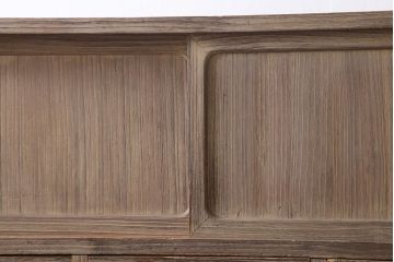 アンティーク家具　和製アンティーク　前面側面桐材　使いこまれた木肌が味わい深い3段重ね箪笥(衣装箪笥、引き出し、桐箪笥、桐たんす)(R-039125)