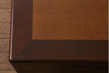 中古　CONDE HOUSE(カンディハウス)　ウォールナット材　北欧モダンなお部屋にもおすすめなセンターテーブル(リビングテーブル、コーヒーテーブル、座卓)(R-039141)